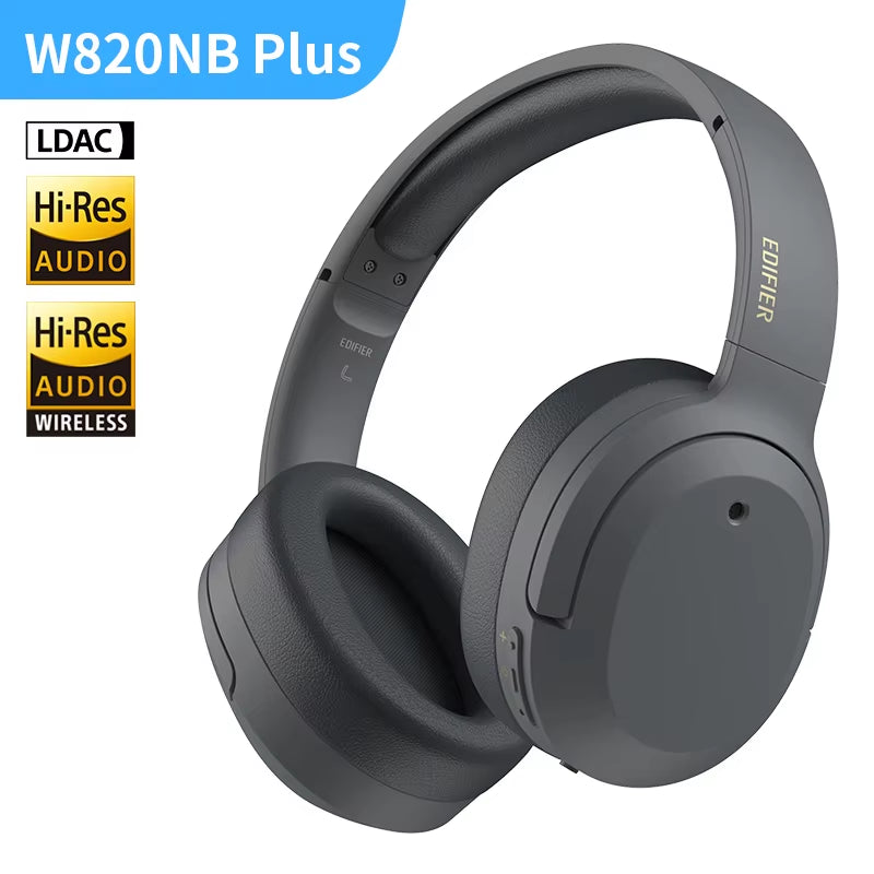 W820NB+ plus Active Noise Cancelling Wireless Bluetooth Headphones Hi-Res LDAC Headset 49H Playtime APP Equalizer