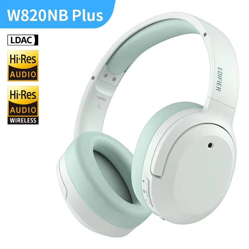 W820NB plus Wireless Noise Cancelling Headphones 43Db ANC Hi-Res LDAC Codec 49Hrs Playtime Over-Ear Bluetooth Headset