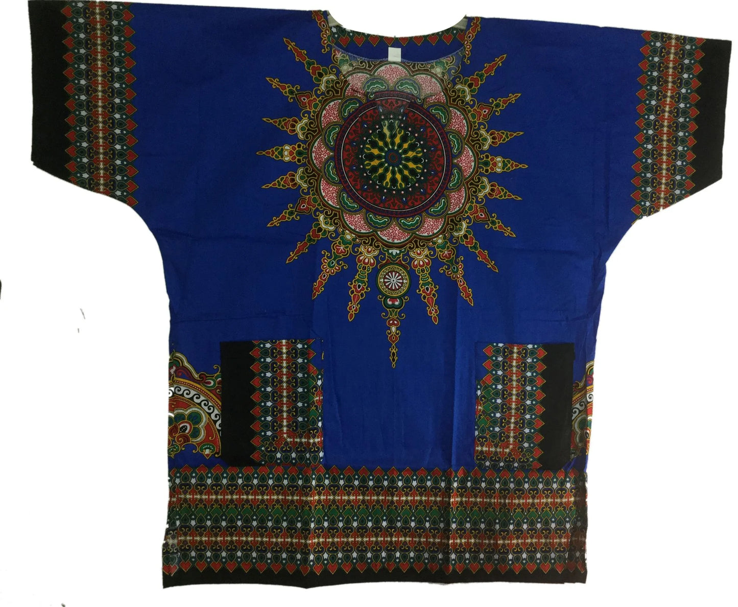 African Shirt for Men Women Dashiki Cotton T Shirt Traditional Tribal Clothing